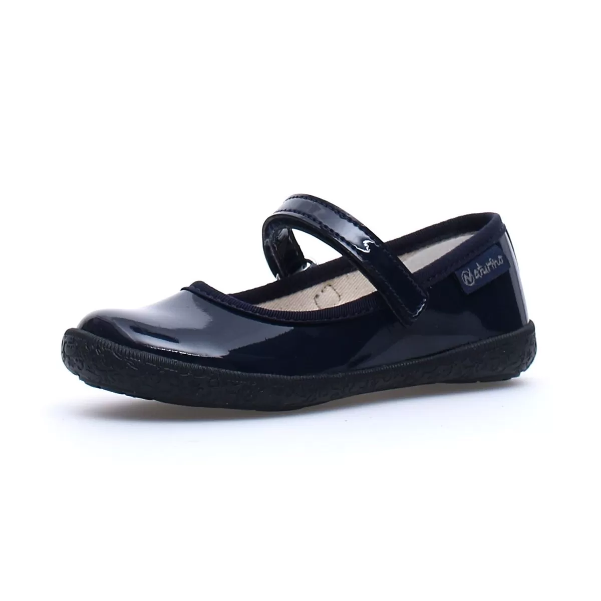 Naturino Girl's Pavia 61 Navy Patent Mary Jane (Sizes 25-29)