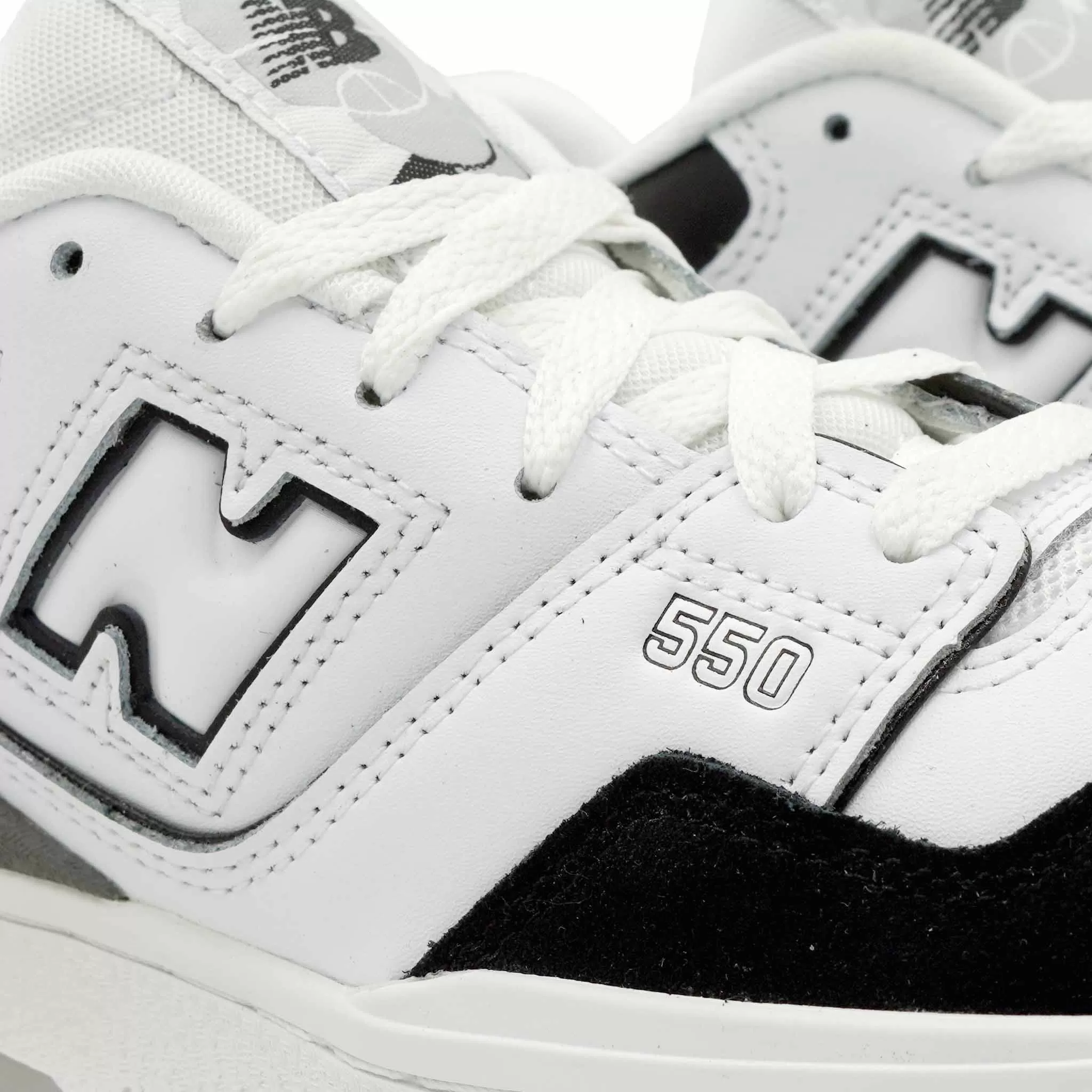 NEW BALANCE 550 WHITE BLACK RAIN CLOUD GS (YOUTH) 2023