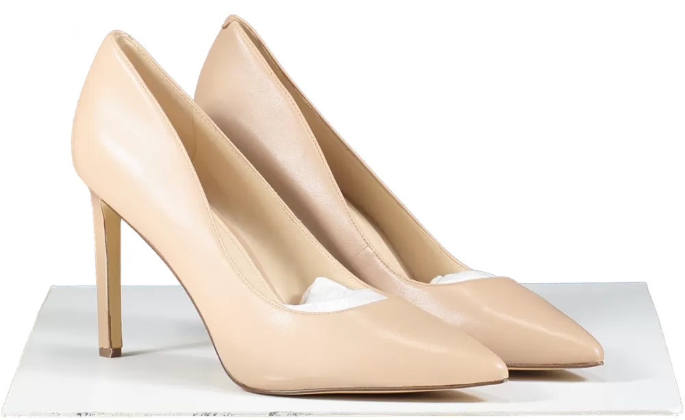 nine west Nude Patent High Heeled Court Shoes BNIB UK 10 EU 43