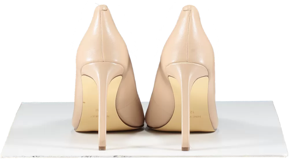 nine west Nude Patent High Heeled Court Shoes BNIB UK 10 EU 43