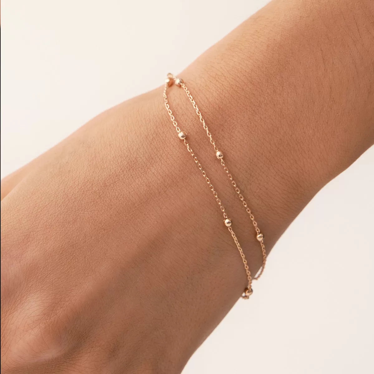 Orbit Silver Chain Bracelet