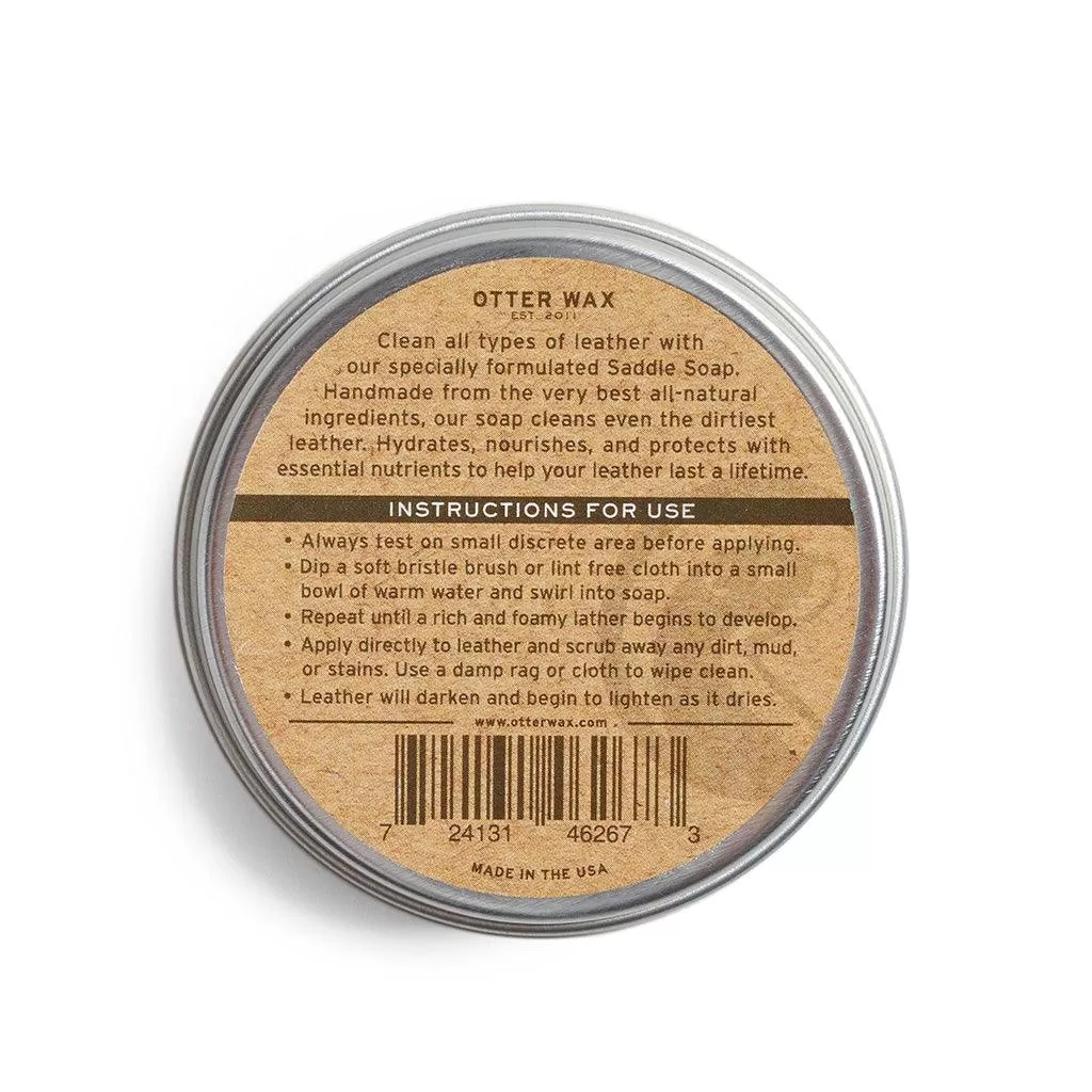 Otter Wax Saddle Soap for Leather