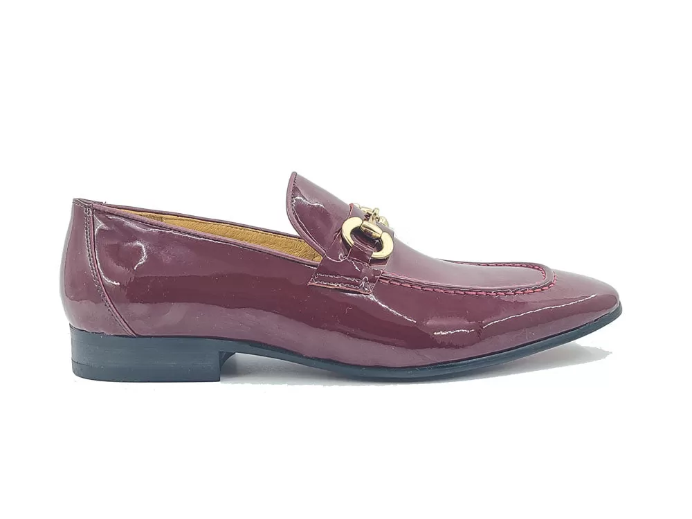 Patent Leather Horse Bit Loafer