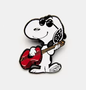 Peanuts Music Is Life Guitar Pin