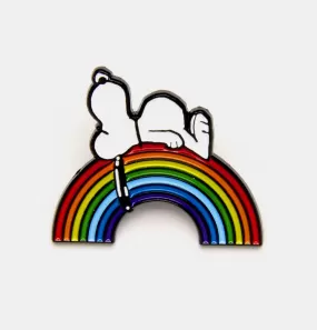 Peanuts Vibes Rainbow Pin