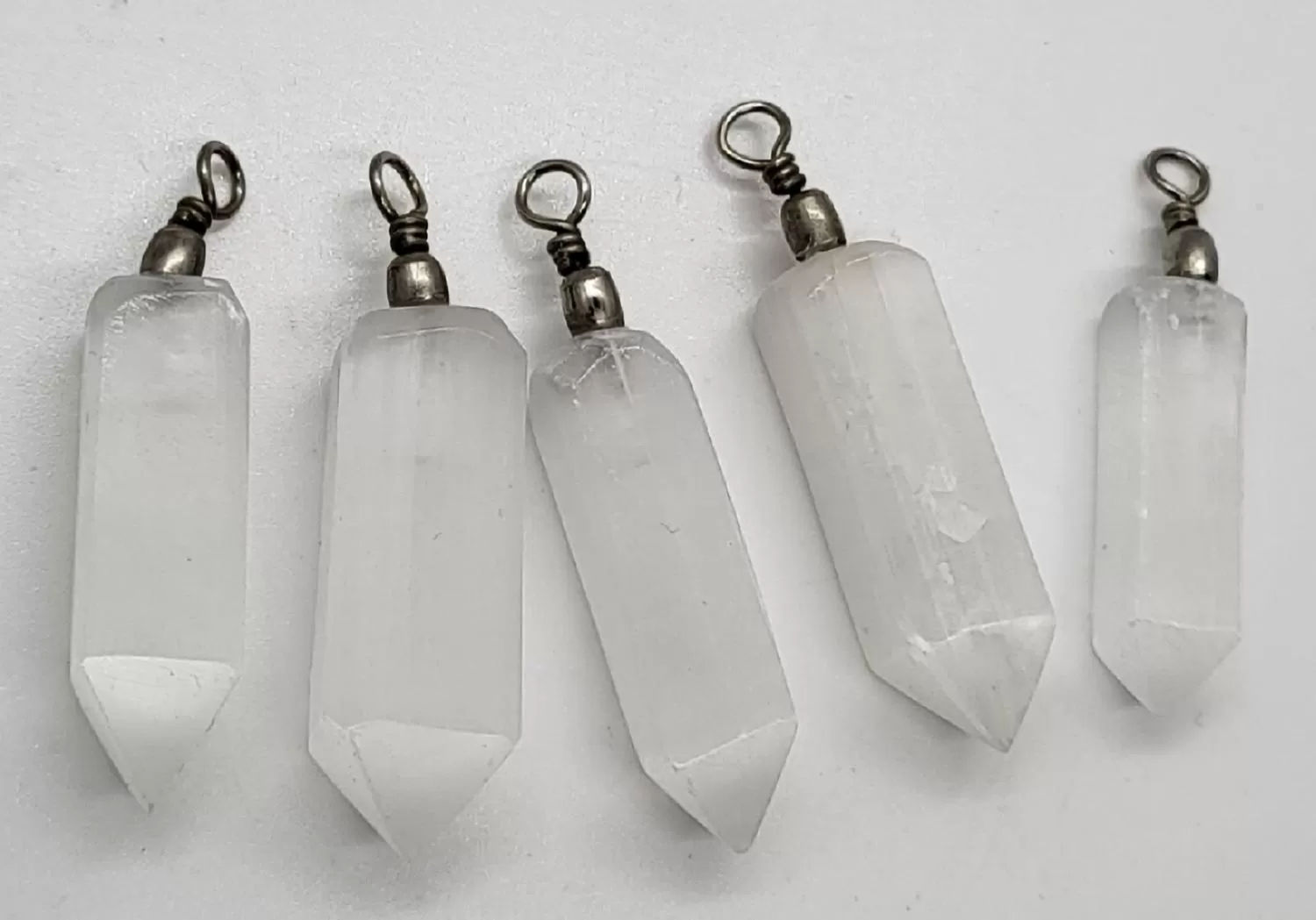 Pendant, Selenite Polished Point