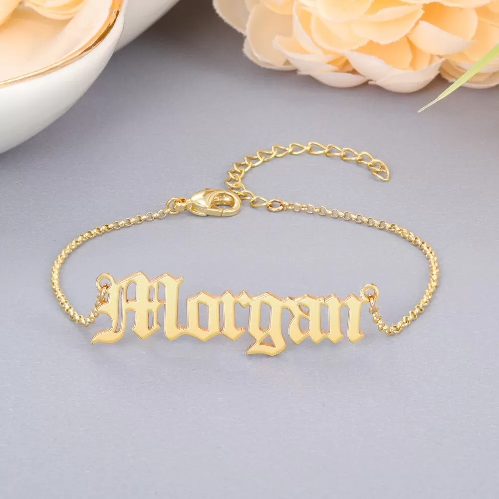 Personalized Women Anklets With Name Customized