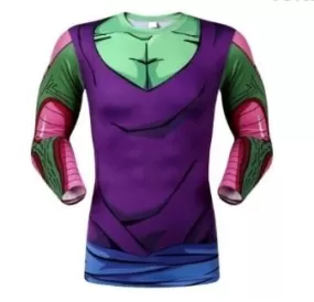 Picollo Armor Dragon Ball Z Compression Long Sleeve Rash Guard