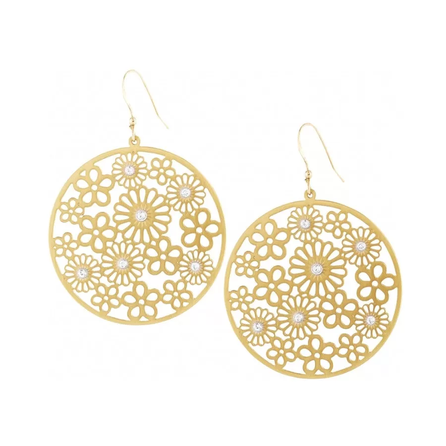 Posey Disc French Wire Earrings