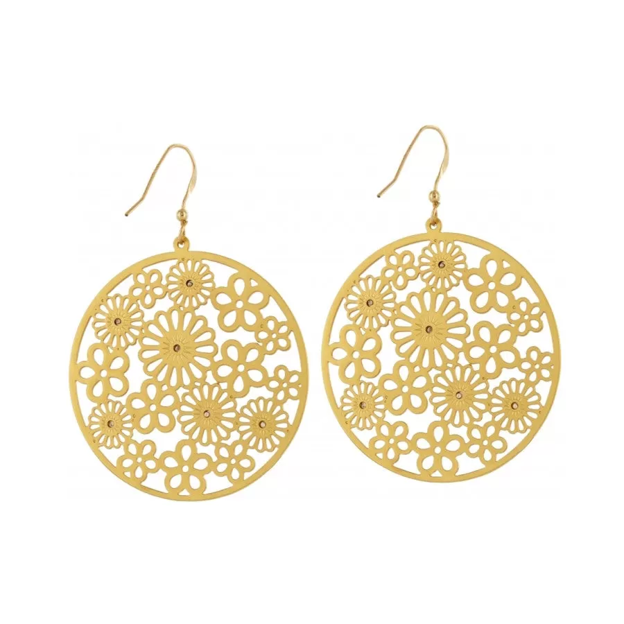 Posey Disc French Wire Earrings