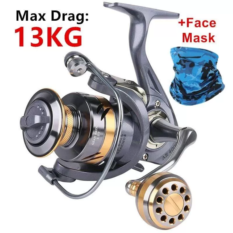 Quality 12 1BB Fishing Reel Spinning 5.2:1 Gear Ratio High Speed Carp Fishing Reel For Saltwater Spinning Reels