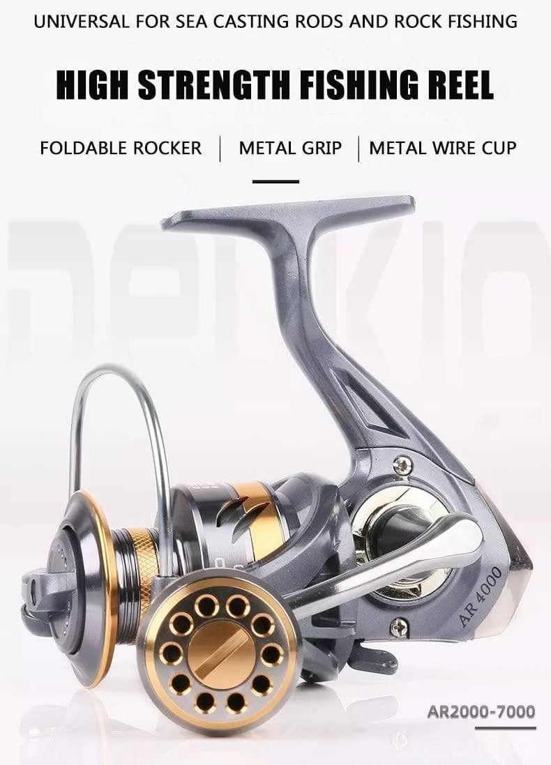 Quality 12 1BB Fishing Reel Spinning 5.2:1 Gear Ratio High Speed Carp Fishing Reel For Saltwater Spinning Reels