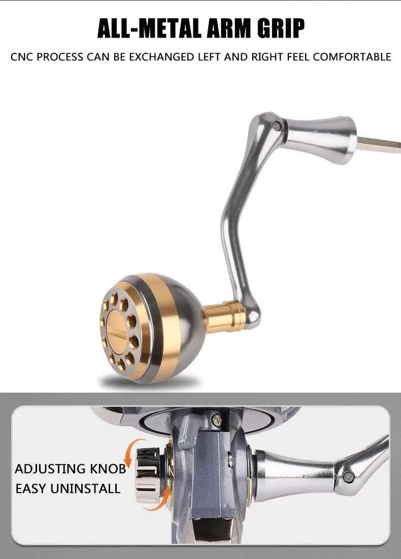 Quality 12 1BB Fishing Reel Spinning 5.2:1 Gear Ratio High Speed Carp Fishing Reel For Saltwater Spinning Reels