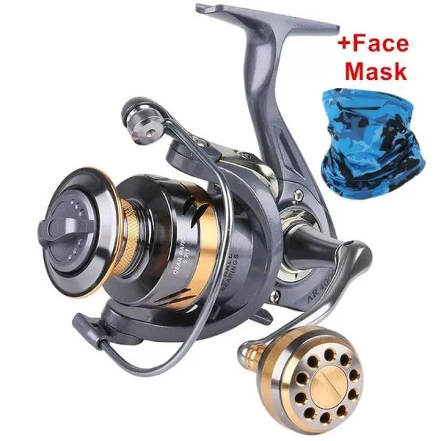 Quality 12 1BB Fishing Reel Spinning 5.2:1 Gear Ratio High Speed Carp Fishing Reel For Saltwater Spinning Reels