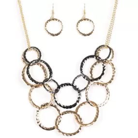 Radiant Ringmaster Multi Metal Necklace