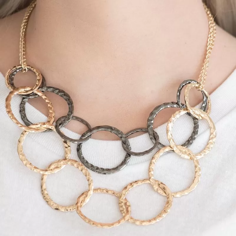 Radiant Ringmaster Multi Metal Necklace