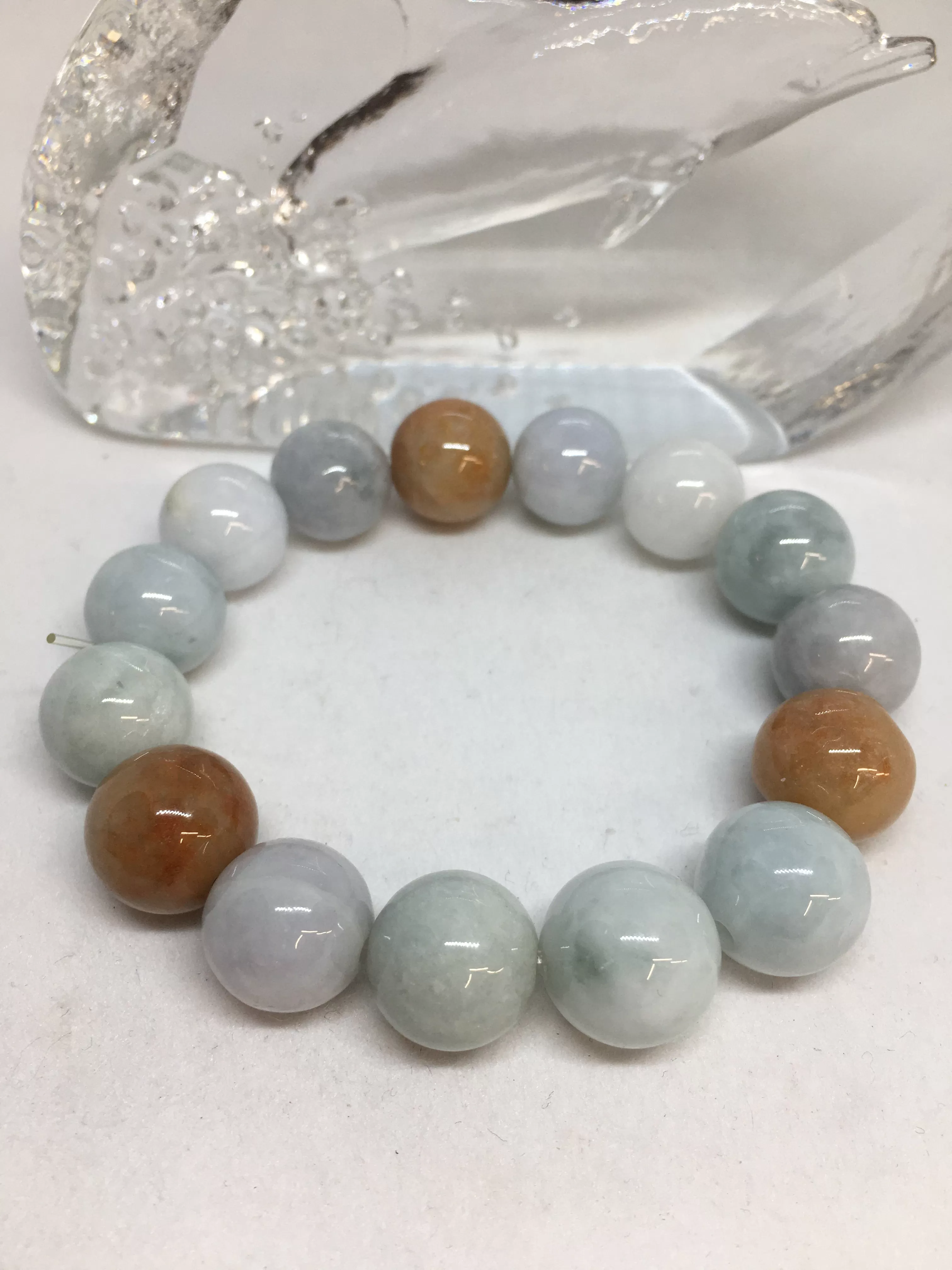 Rare Multi-Color Natural Jadeite Jade Bracelet - Luxury Gift Ideas!