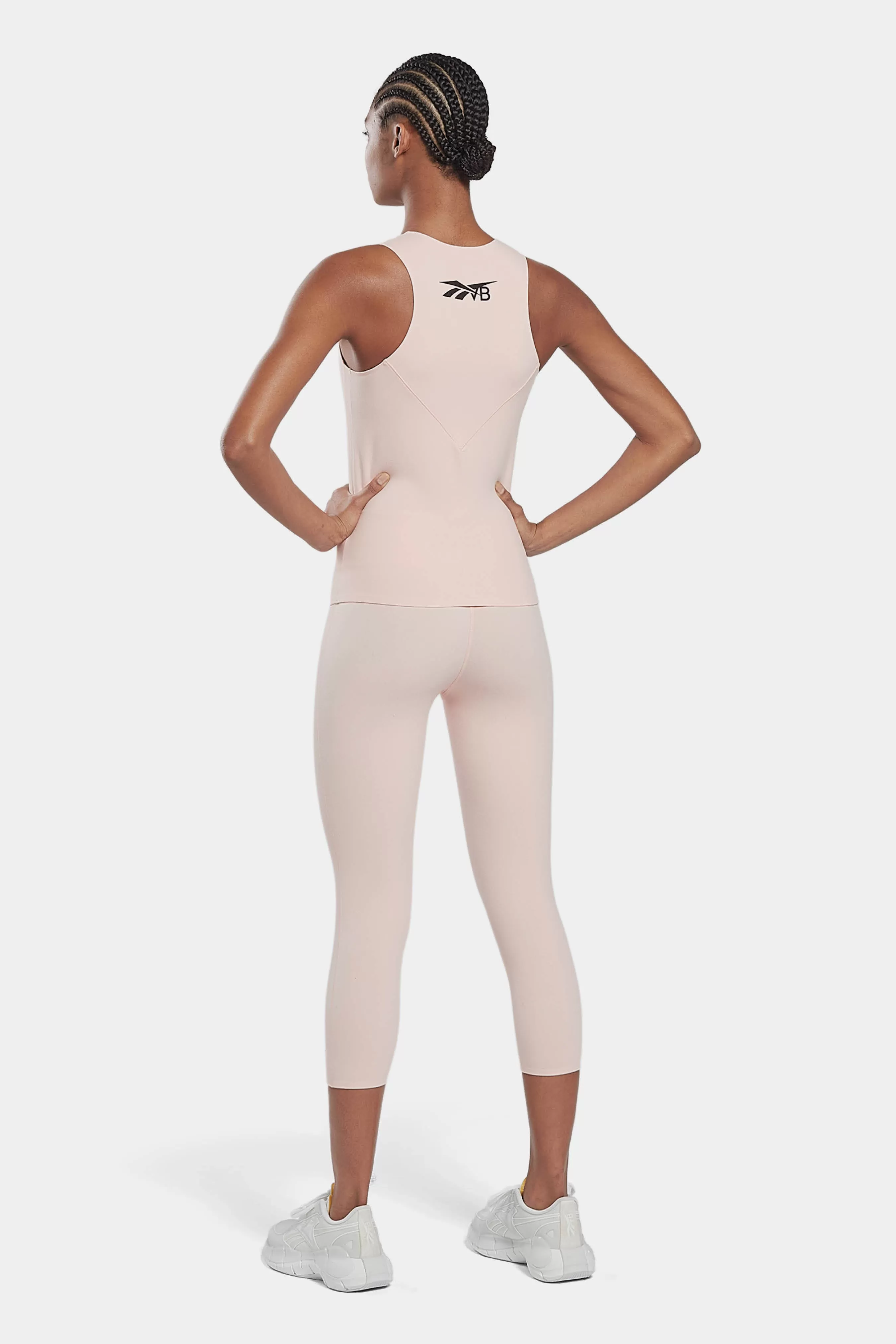 Reebok x VB 3/4 Leggings in Coral Glow