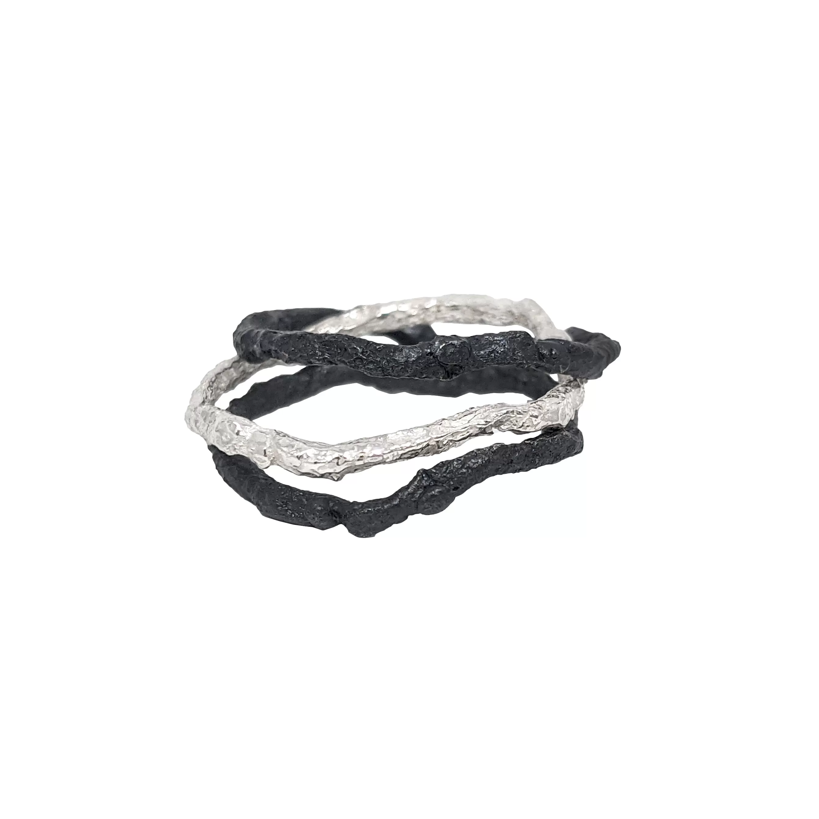 SALE! November's Moon Stacking Rings by Emanuela Duca