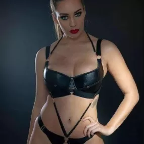 Scantilly Harnessed Padded Half Cup Bra ST008105