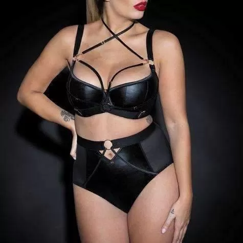 Scantilly Harnessed Padded Half Cup Bra ST008105