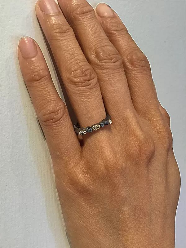 Sculpted Thin Ring