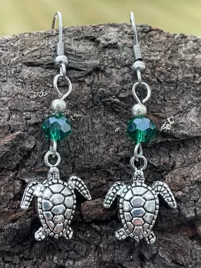 Sea turtle earrings