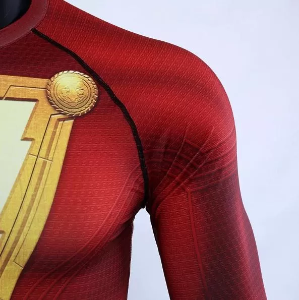 Shazam Long Sleeve Compression Rash Guard