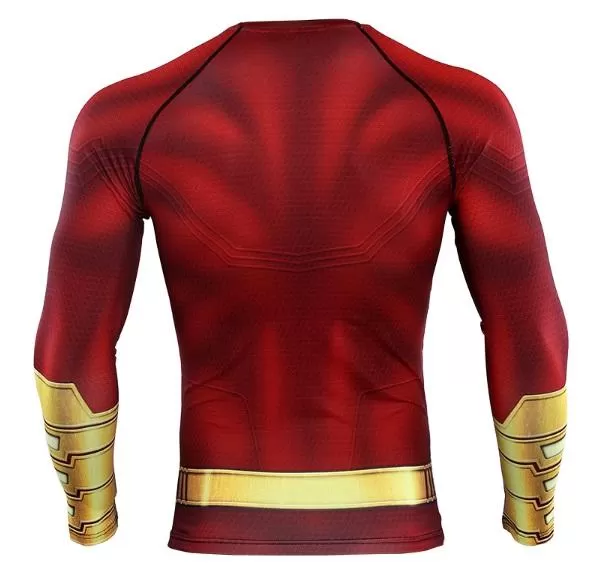 Shazam Long Sleeve Compression Rash Guard