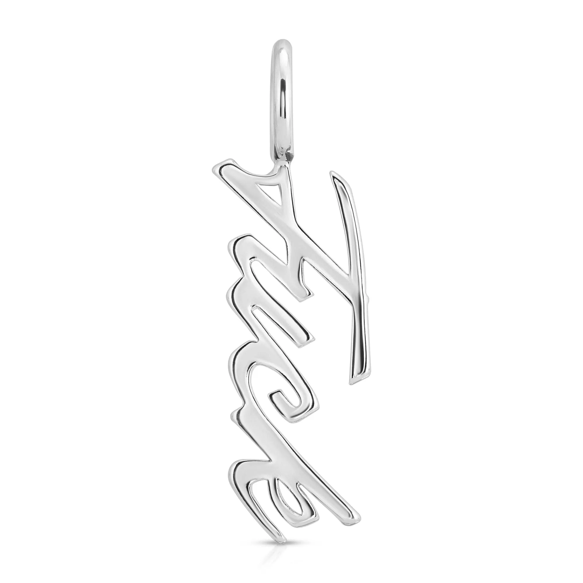 Silver Script Pendant Fuck