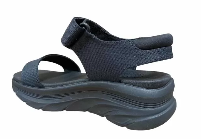 Skechers D'Lux Walker New Block women's sandal 119226/BBK black 