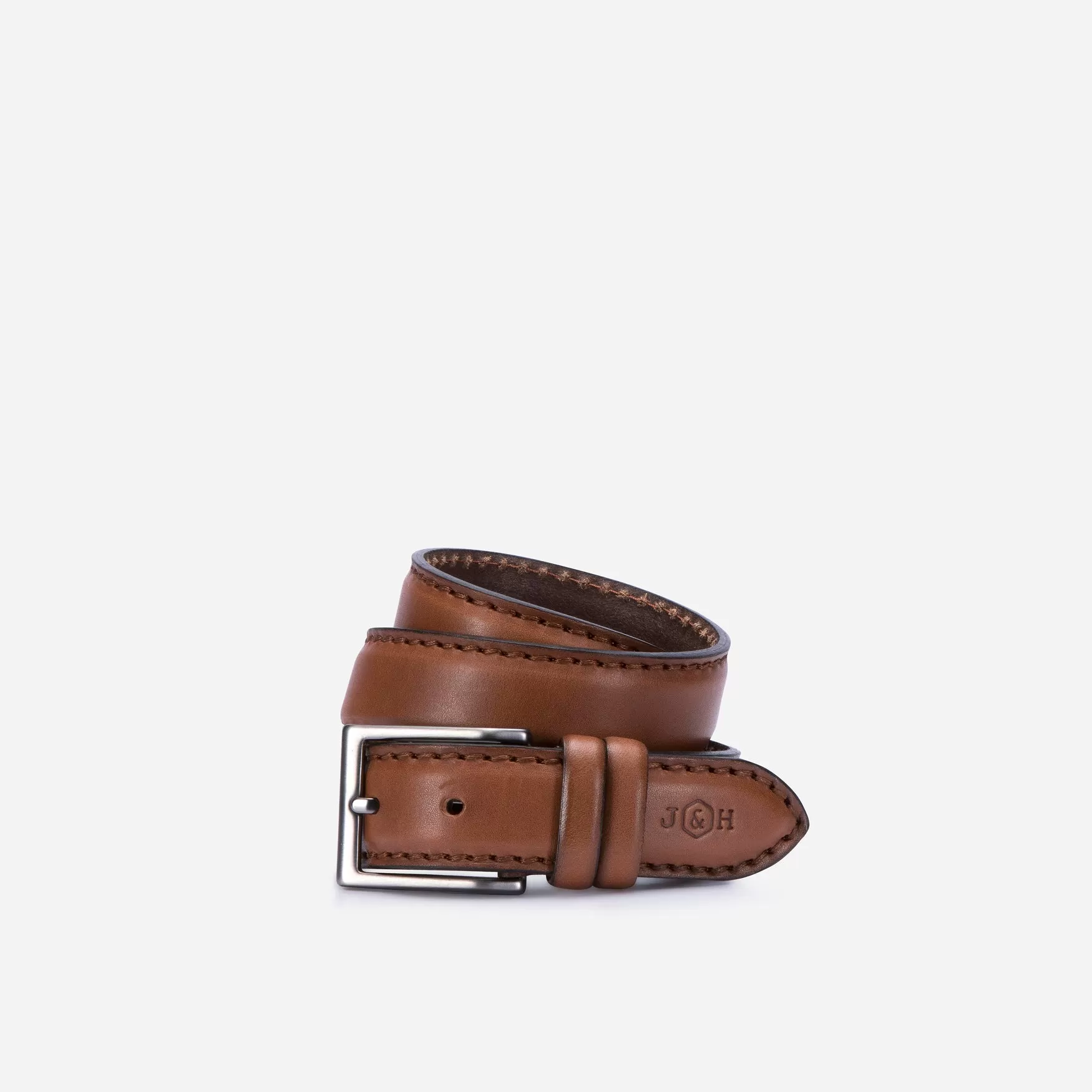 Smart Leather Belt, Camel