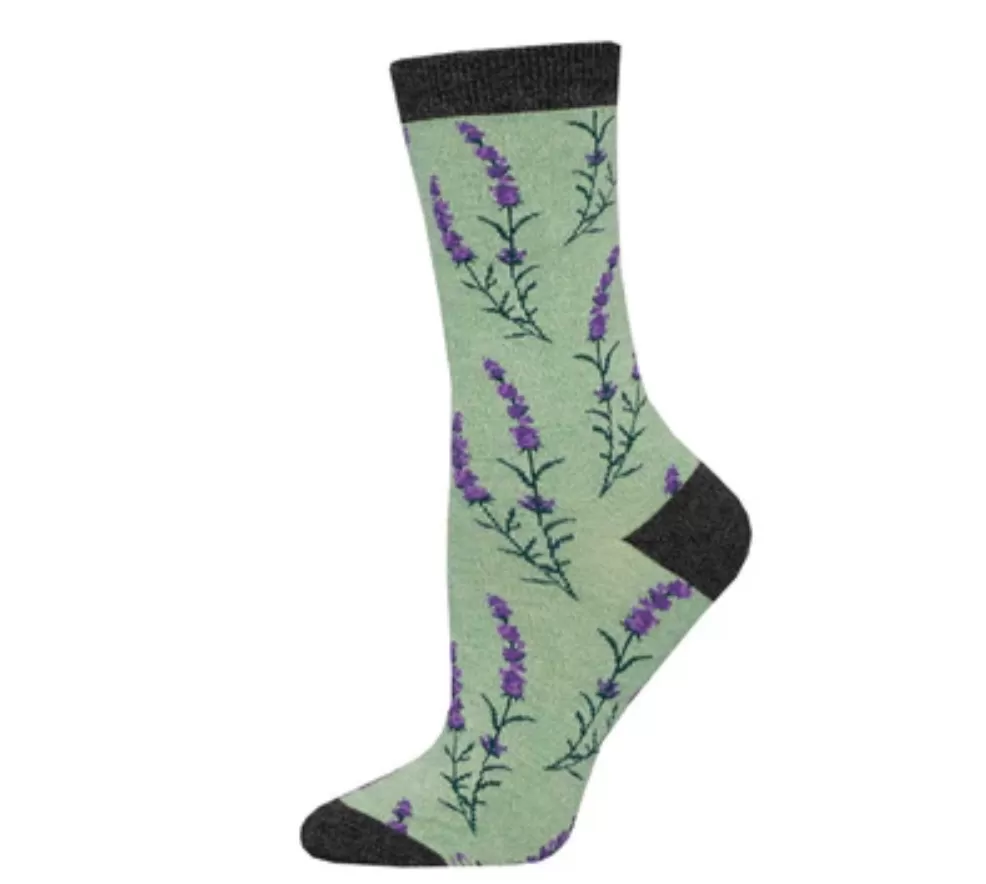 Socksmith bamboo graphic crew, women's sizing (20  patterns)