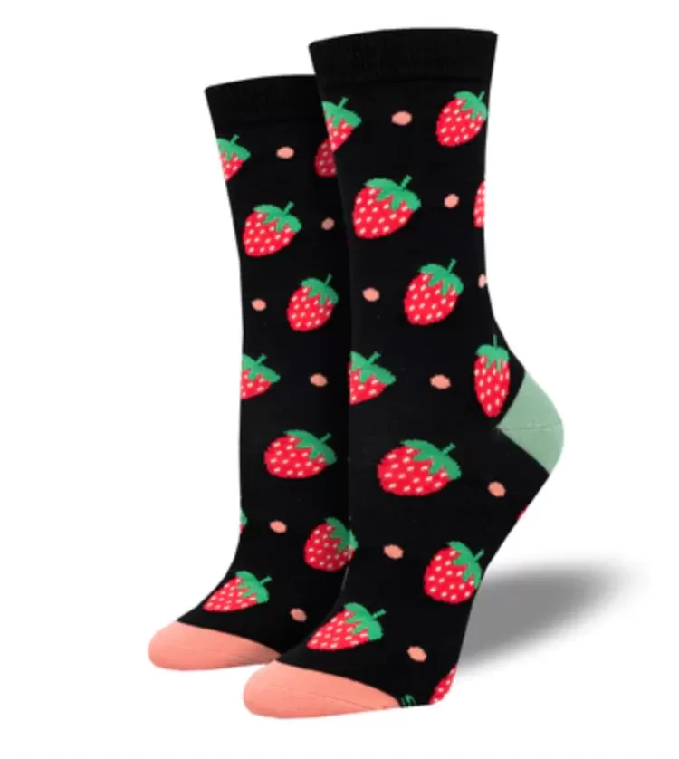 Socksmith bamboo graphic crew, women's sizing (20  patterns)