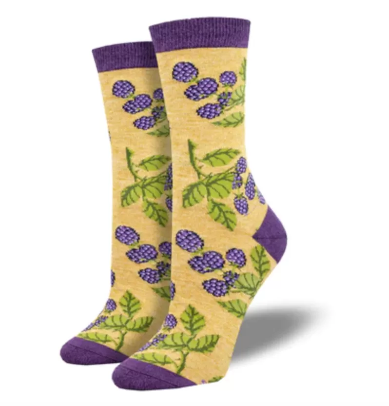 Socksmith bamboo graphic crew, women's sizing (20  patterns)