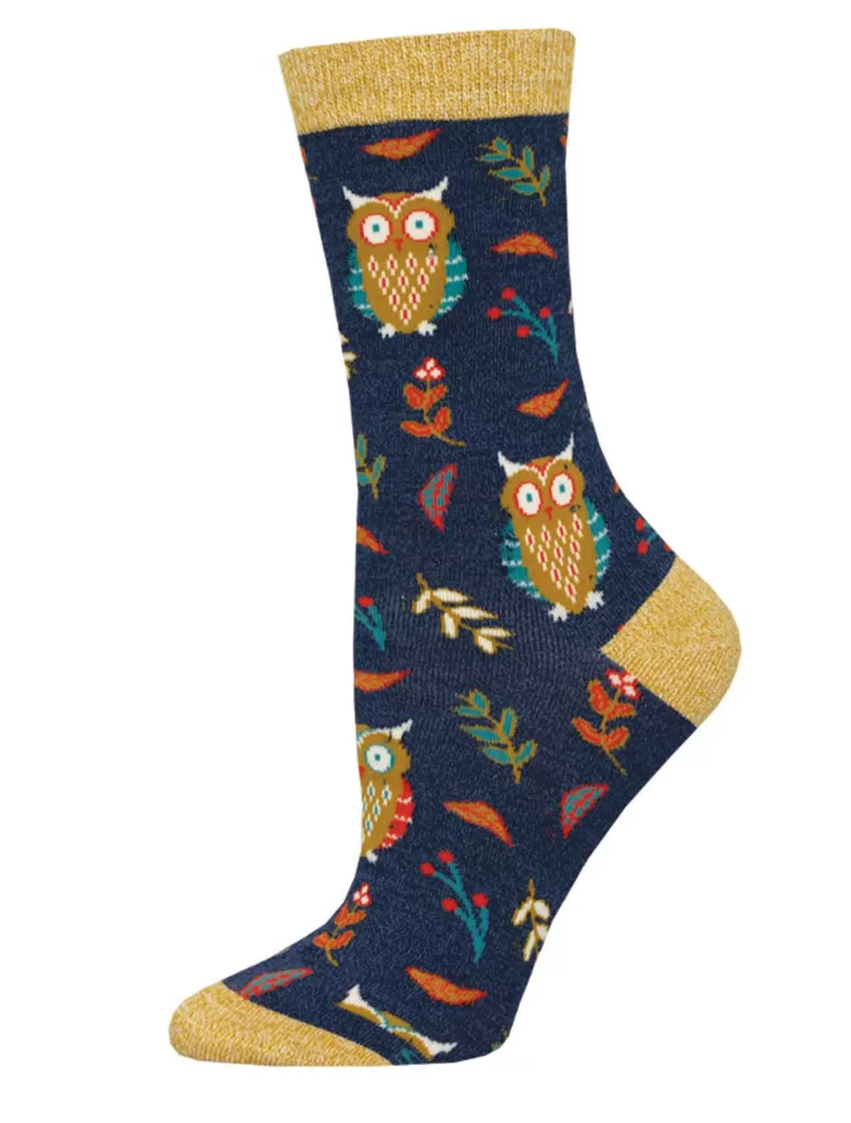 Socksmith bamboo graphic crew, women's sizing (20  patterns)