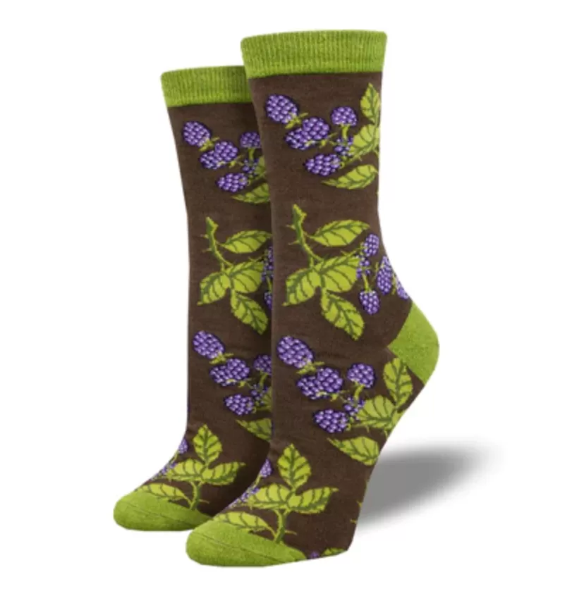 Socksmith bamboo graphic crew, women's sizing (20  patterns)