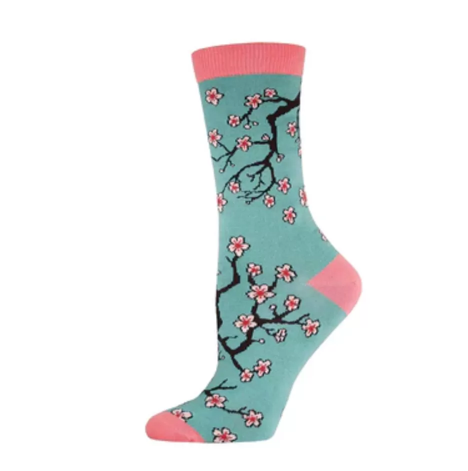 Socksmith bamboo graphic crew, women's sizing (20  patterns)