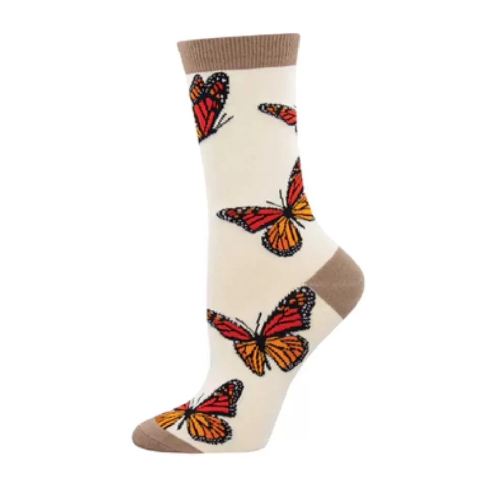 Socksmith bamboo graphic crew, women's sizing (20  patterns)