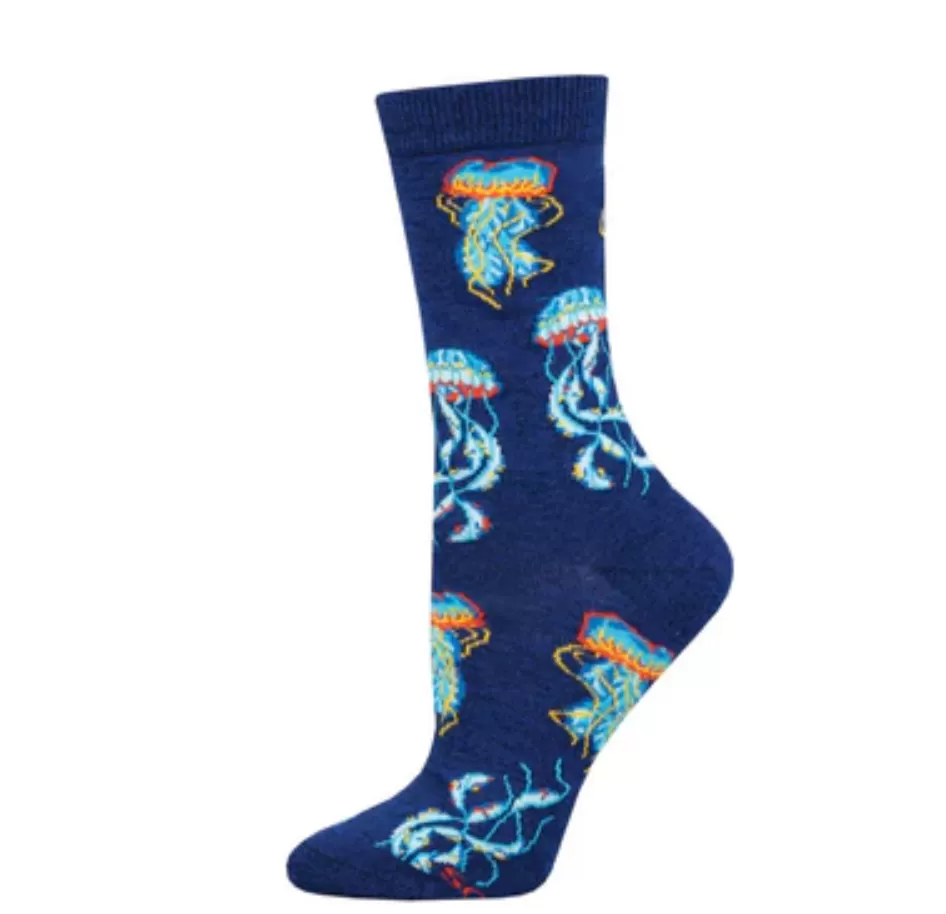 Socksmith bamboo graphic crew, women's sizing (20  patterns)