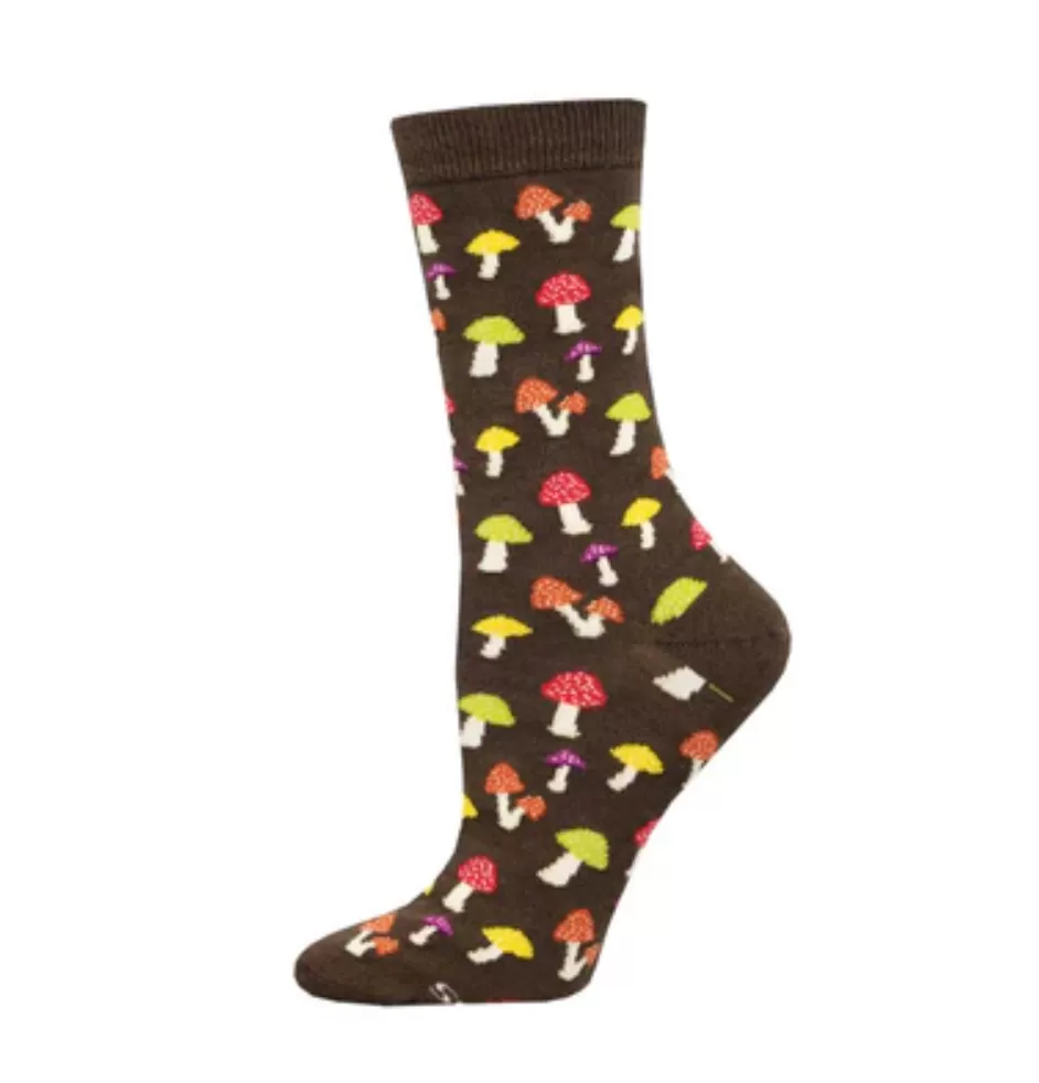 Socksmith bamboo graphic crew, women's sizing (20  patterns)