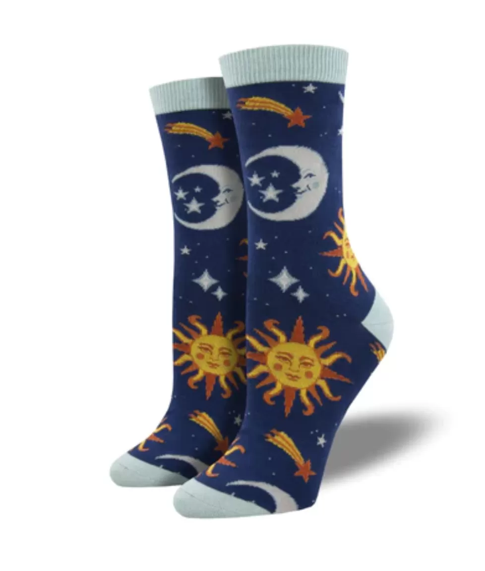 Socksmith bamboo graphic crew, women's sizing (20  patterns)