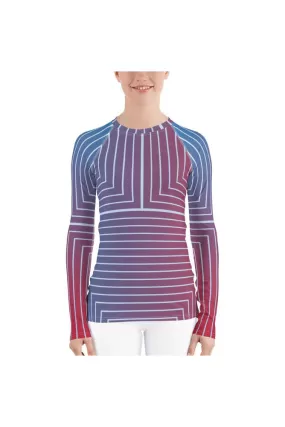 Square Biz Women's Rash Guard