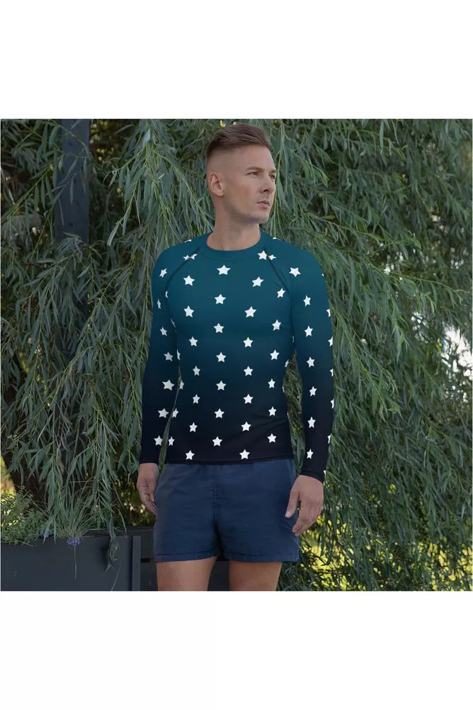 Starry Twilight Men's Rash Guard