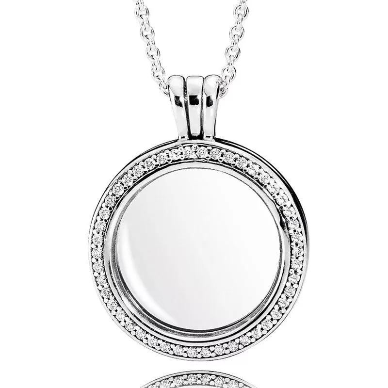 Sterling Silver Sparkling Only Pendant Necklace