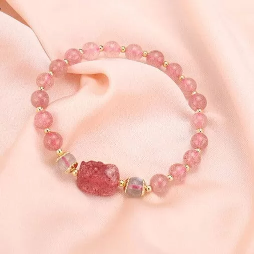 Strawberry Crystal Bracelet