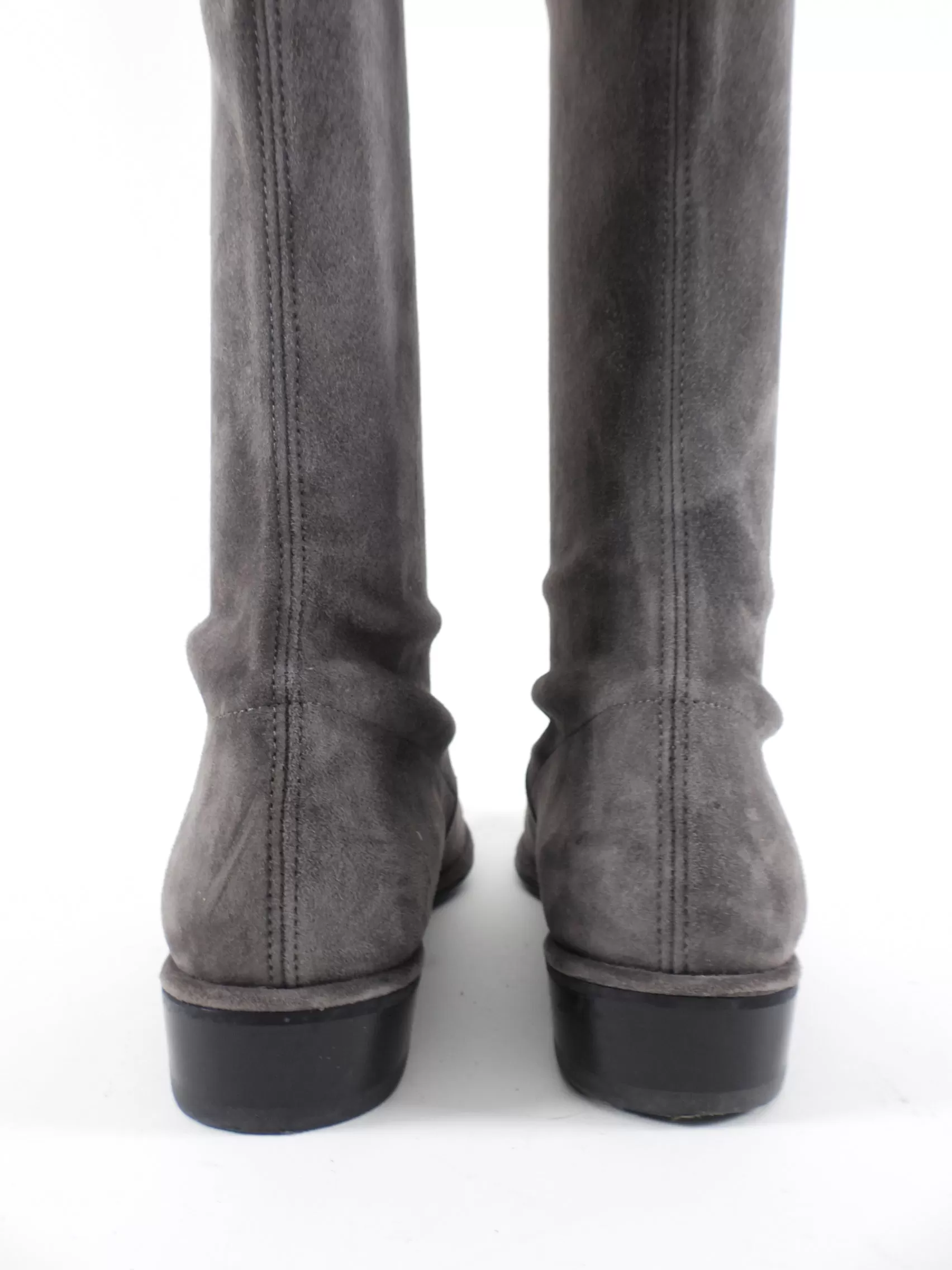 Stuart Weitzman Grey Suede Tall Over the Knee Boot - USA 8