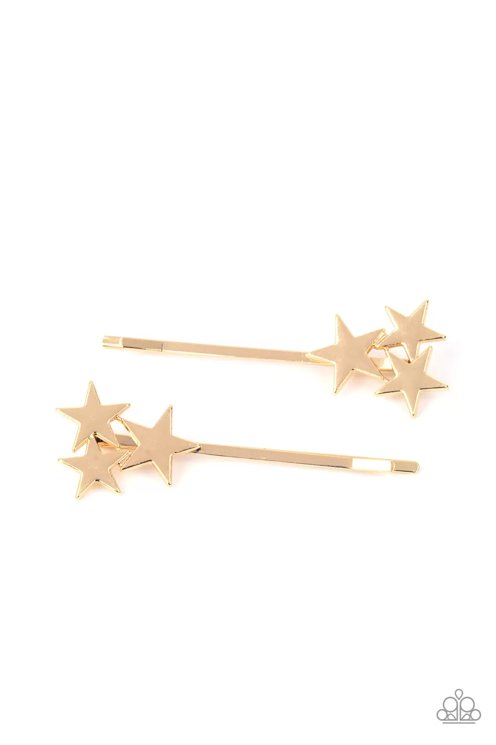 Suddenly Starstruck - Gold Paparazzi Hair Accessory