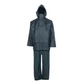 Terra Men's 3 Pc Rain Suit - Green 112900