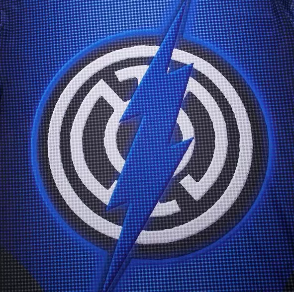 The Flash 'Blue Lantern' Premium Compression Long Sleeve Rashguard